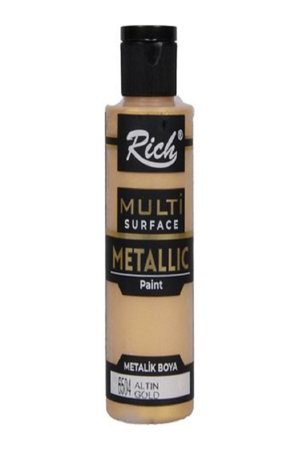Multi Surface Metallic Paint - Metalik Boya (her Yüzeyde Kullanılır 03711altın - 1