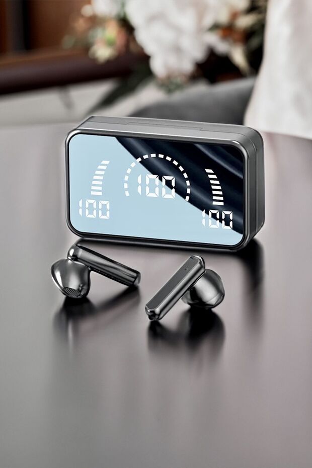 Honor X8B Uyumlu S20 Powerbankli bluetooth kulaklık yüksek ses aynalı - 2