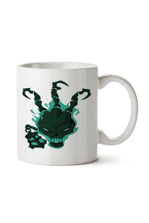 كوب مطبوع على الجانبين من Thresh Character
