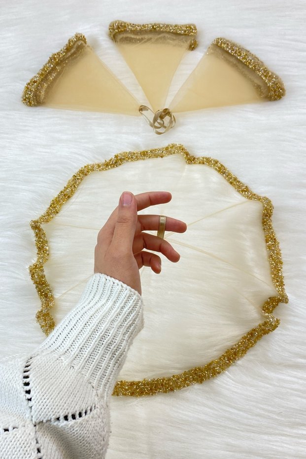 Gold Bridal Groom Handkerchief, Wedding Party Bridesmaid Henna Circumcision Handkerchief, Glass Beads and Sequins Printed