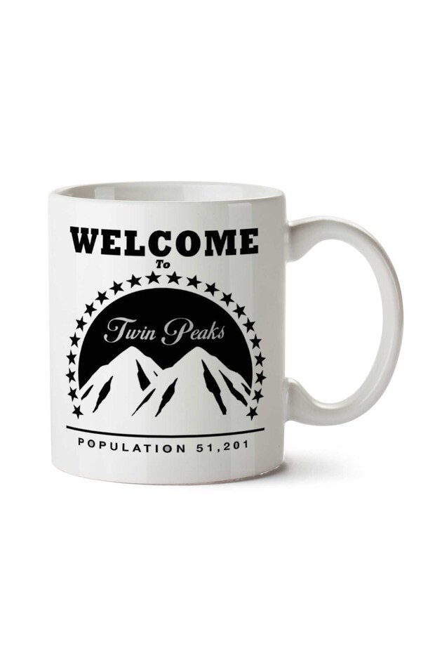 Twin Peaks Paramount Logo Two Side Printed Mug