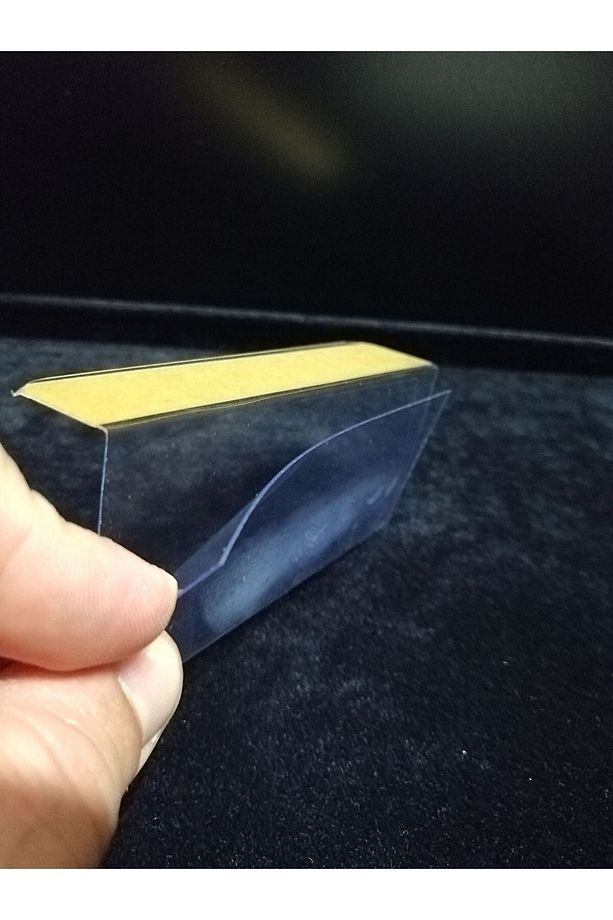 10 Adet PVC Etiketlik Raf Önü Dik Yapışkanlı 8x4 cm Vitrin Etiketliği, Raf Önü Etiketlik İsimlik - 5