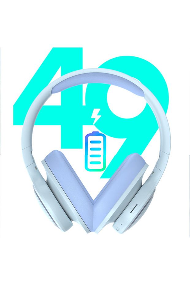 P2962 Kulaküstü Kablosuz Bluetooth Kulaklık MAVİ - 3