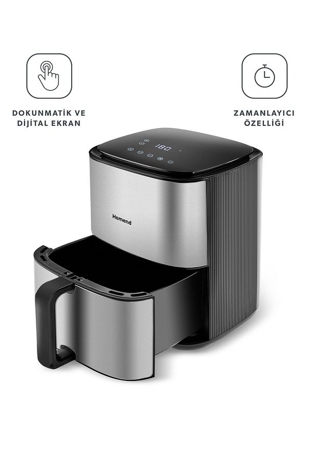 Airfryday 2506h 8 Farklı Program 4,2 Litre Inox Airfryer - 2