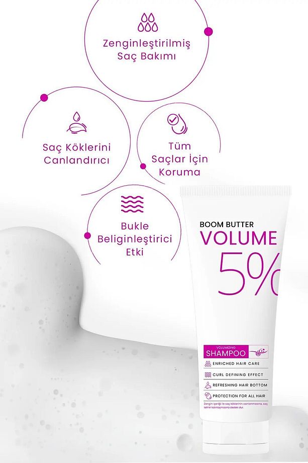 Zayıf İnce Telli Saçlar için Volume Şampuan 250 ML - 4