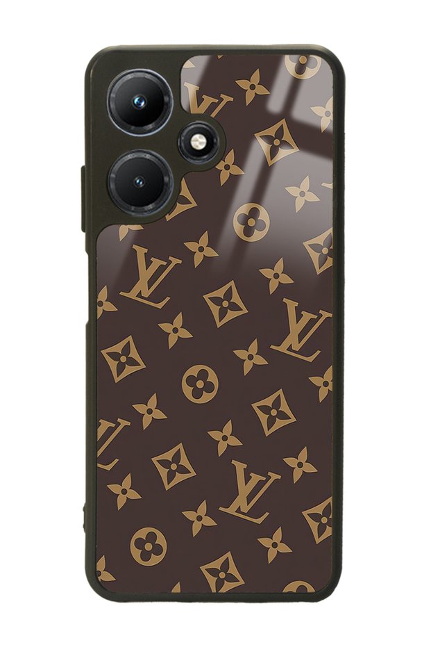 Infinix Hot 30I Brown Lv Design Glossy Phone Case
