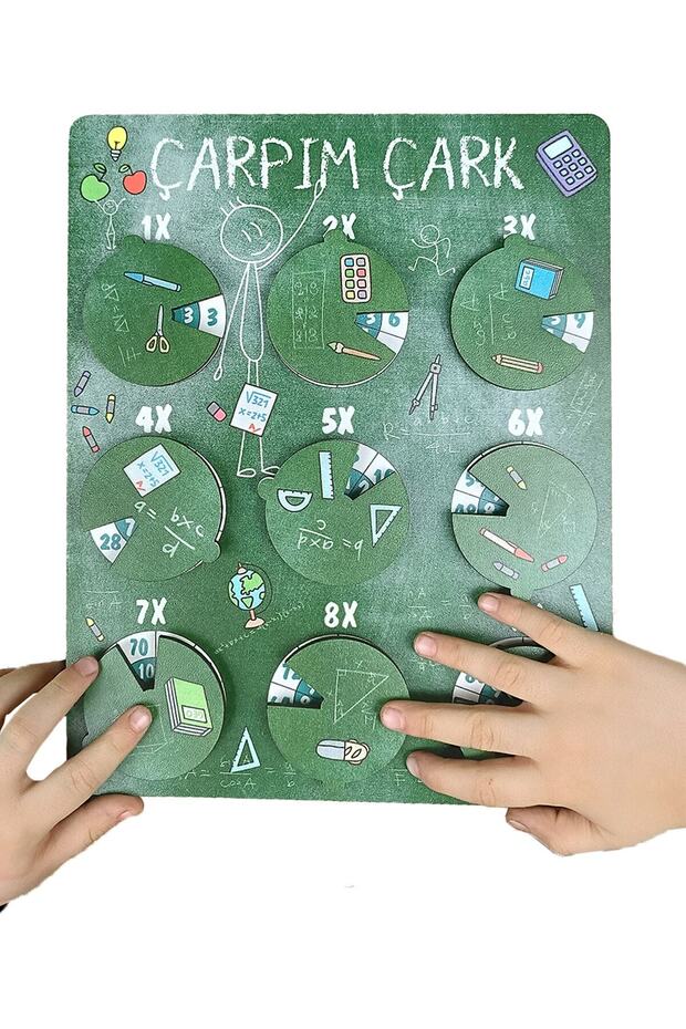 لعبة تعليمية تعليمية لعجلة الضرب - 4