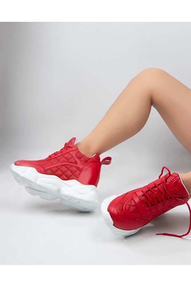 women's hidden wedge heel sneakers