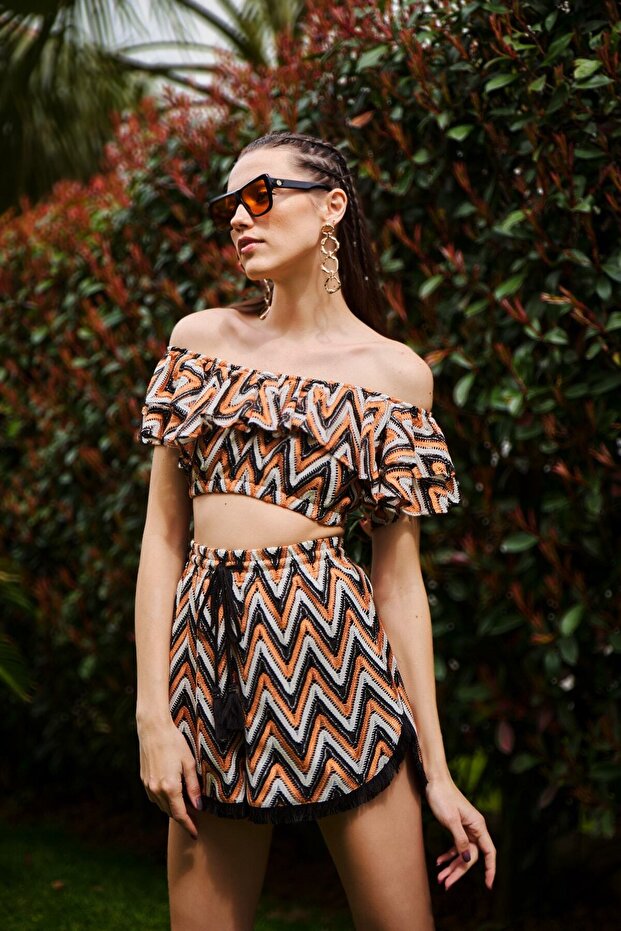 Cora Top & Eva Şort Takım - 6