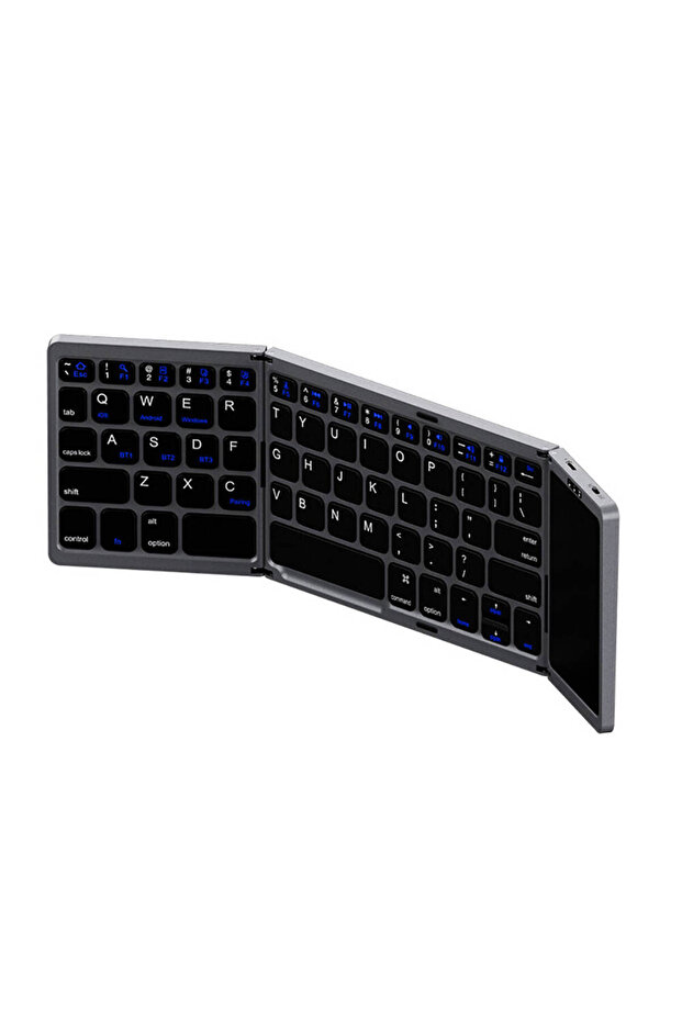 Katlanabilir Multifonksiyonel Touchpadli Kablosuz Klavye Rcs-k01 - 4