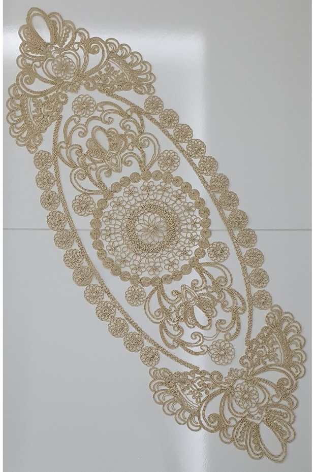 Daisy Pattern Anglez Cord Fire Table(38×108cm) - 2