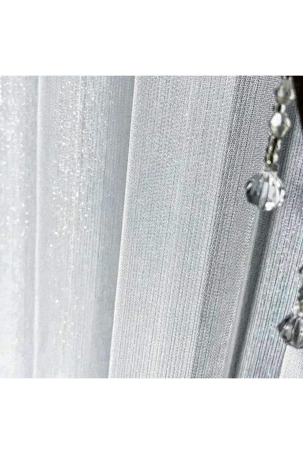 simli bambu tül perde - 1