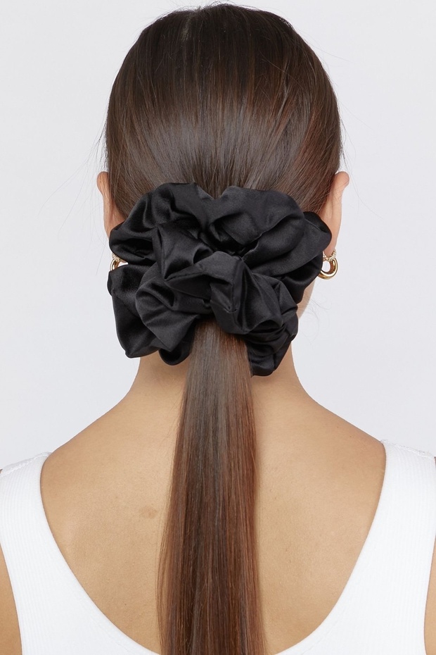 Black Satin Xl Buckle