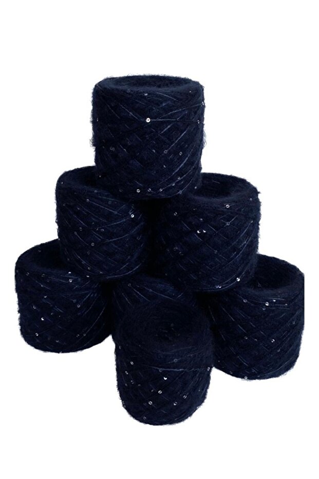 Moher Pulli: bleumarin Moher Black Silver Flake Total 700gr - 1