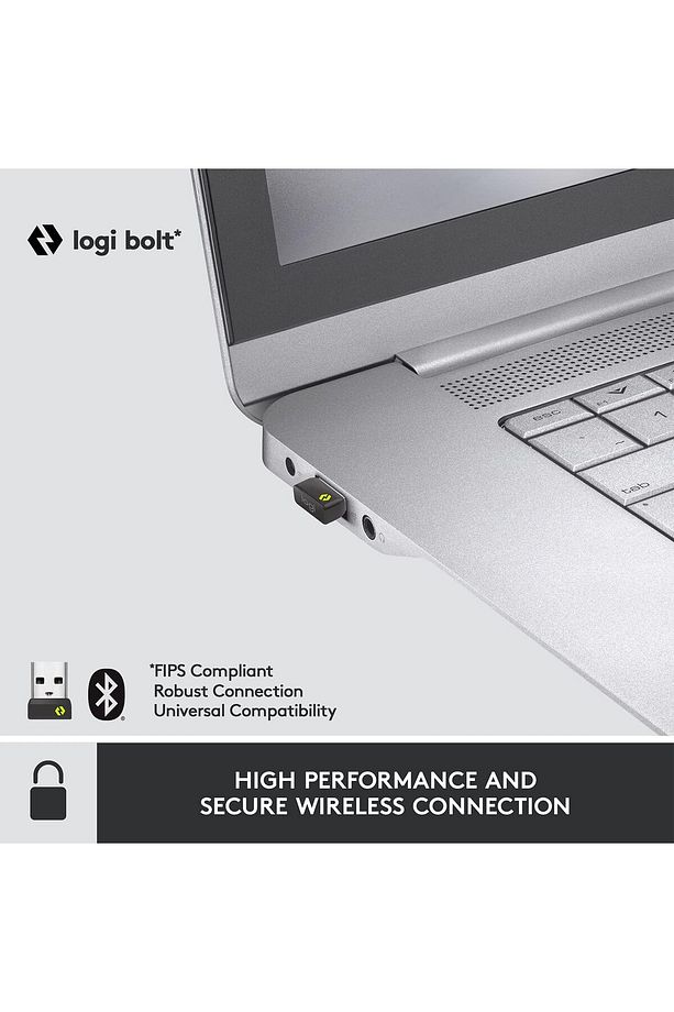 Signature MK650 Multi-Device Bolt Alıcılı Bluetooth Kablosuz Klavye ve Mouse Seti Türkçe Q - Siyah - 5