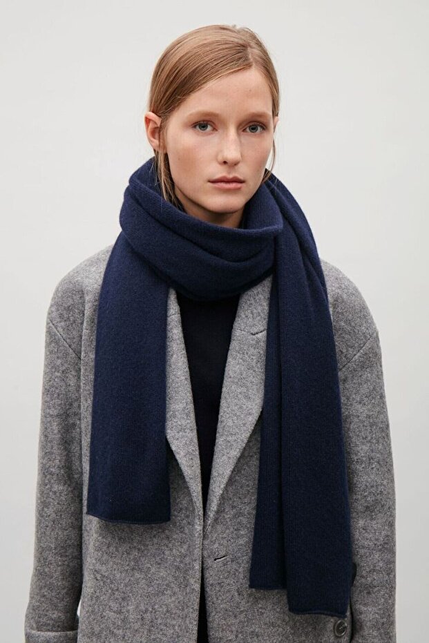 Polar Scarf Extra Dark Navy Blue Scarf Polar Scarf Black Navy Blue
