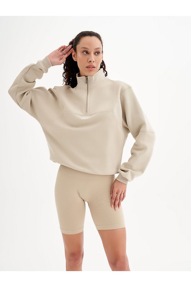 Infinity Collection Kadın Vizon Seamless/dikişsiz Basic Şort - 6