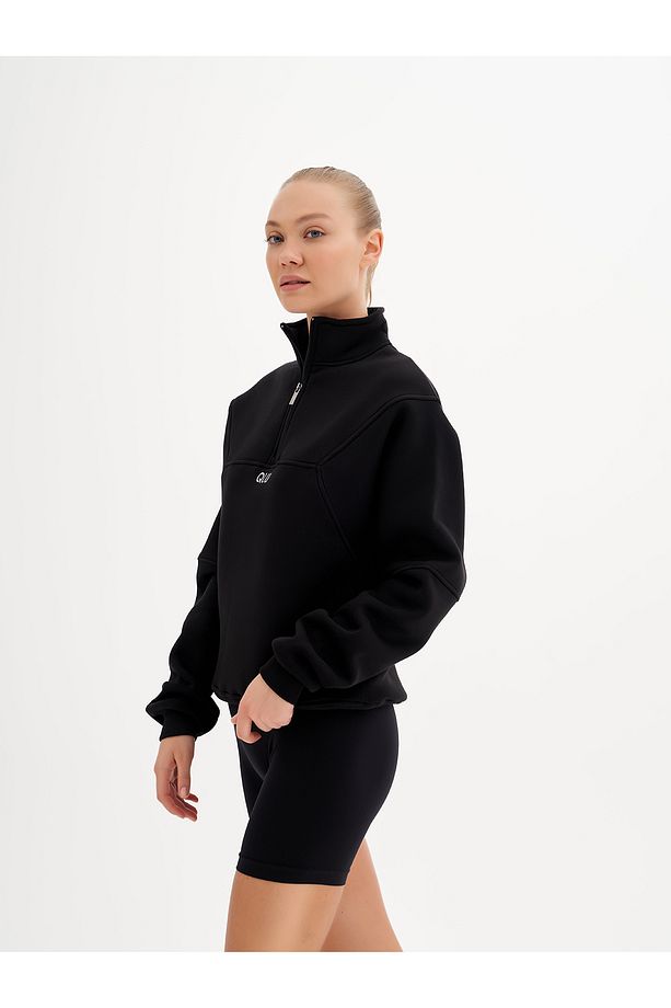 Infinity Collection Kadın Siyah Seamless/dikişsiz Basic Şort - 6