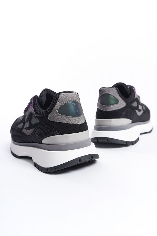 Kwan Kadın Yüksek Taban Sneaker Bağcıklı Spor Günlük Ayakkabı - 6