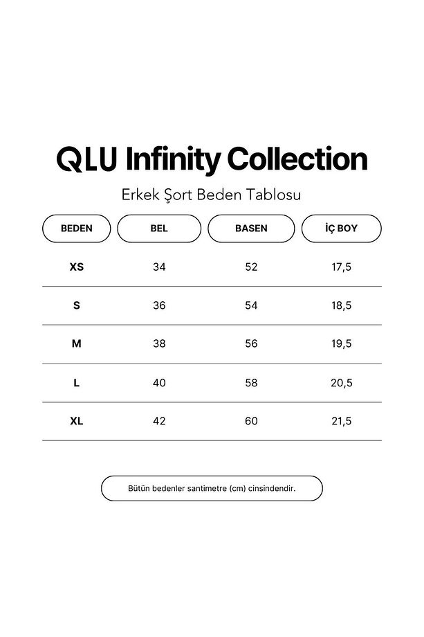 Infinity Collection Erkek Siyah Cepli Şort - 7