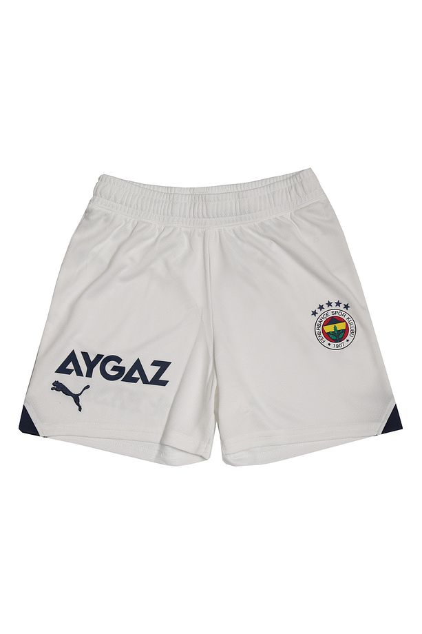 772022-02 Puma Fenerbah&ccedil;e S.k. 23-24 Jr &Ccedil;ocuk Şort Ve Kapri Beyaz - 1