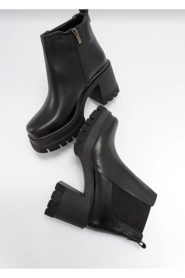 KADIN PLATFORMLU KALIN TOPUK BOOTİE BOT - 5