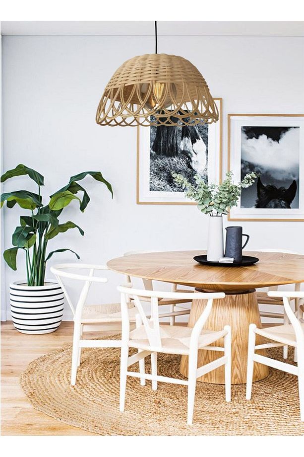 Rattan/bambu/hasır Avize 30cm - 4