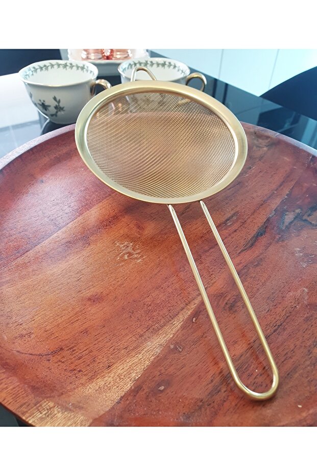 مصفاة سلك ذهبي قطر 14 سم - 6