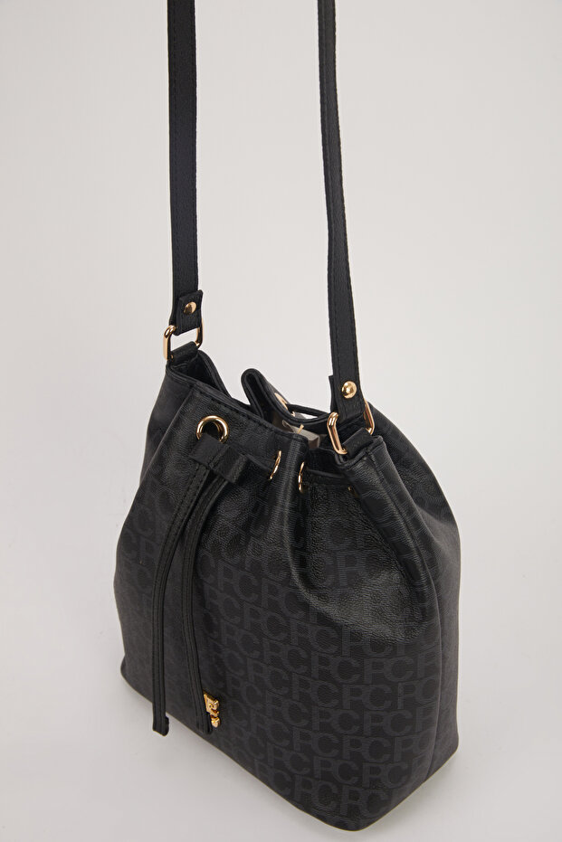 Women's Black Shoulder Bag 05PO24Y1759