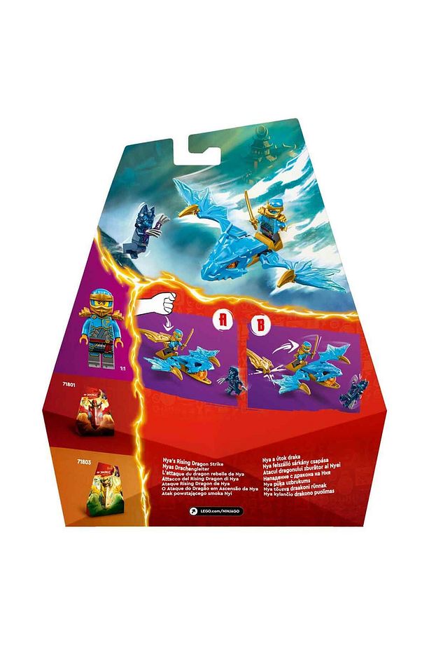 ® NINJAGO® Nya'nın Yükselen Ejderha Vuruşu 71802 - 6 Yaş ve Üzeri Çocuklar için Nya Min - 4