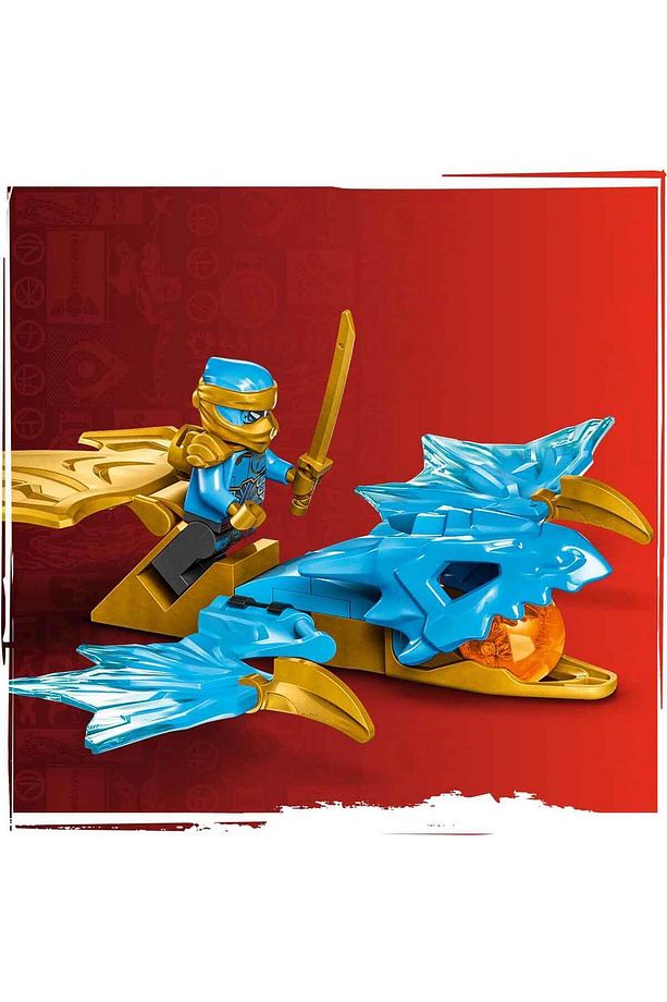 ® NINJAGO® Nya'nın Yükselen Ejderha Vuruşu 71802 - 6 Yaş ve Üzeri Çocuklar için Nya Min - 6