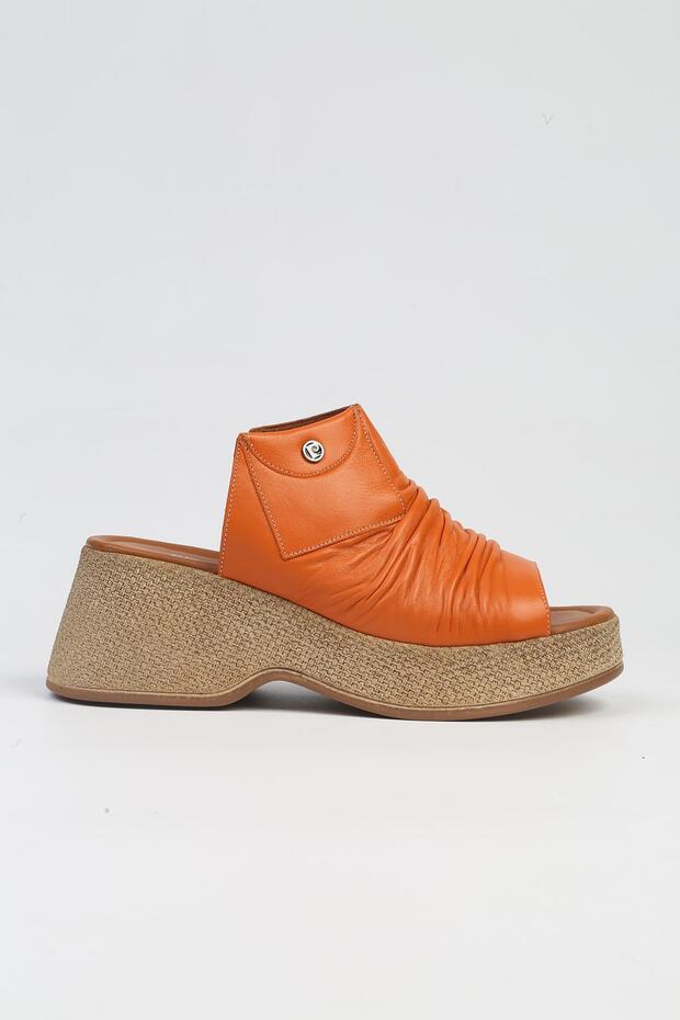 ®| PC-7211- 3807 Orange-Women's Heeled Slippers