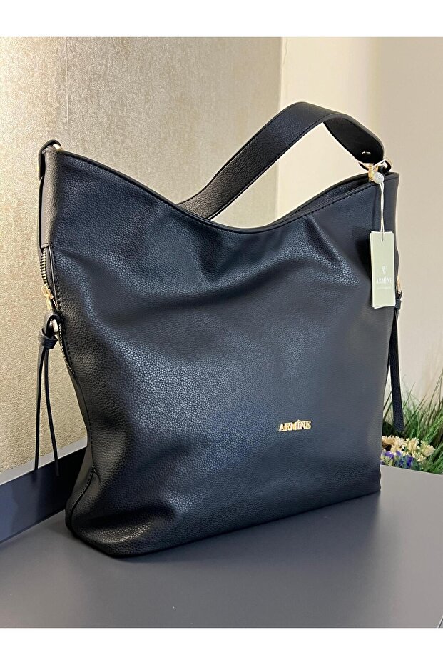 ARM.358.SH.D Armine Special Color Konbin Leather Handbag Designed as a Hand and Arm Bag