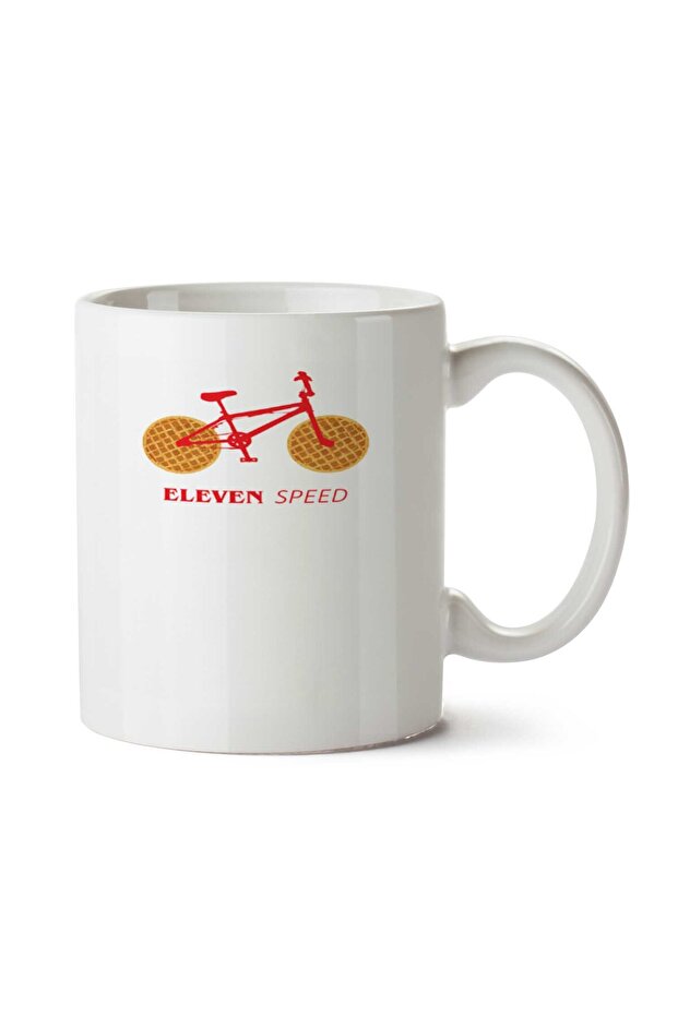 Stranger Things Eleven Speed Bicycle Two Sided Printed Mug Cup