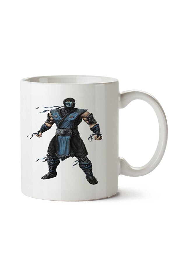 كوب مطبوع على الجانبين من Sub Zero Kombat - 1