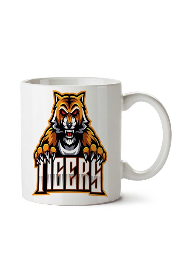 Tiger Face Two Side Printed Mug