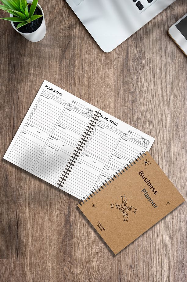 İş Planlama Not Defteri, Günlük Görevler, Yapılacaklar Listesi, Hedefler ve Fazlası - Notebook - 1