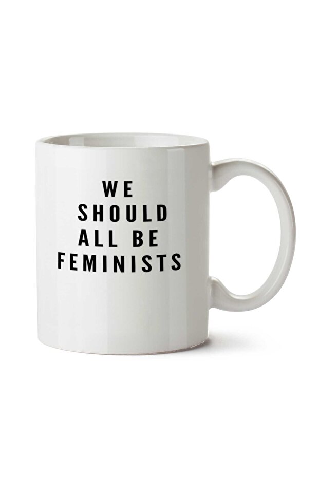 كوب WE SHOULD ALBE FEMINISTS مطبوع على الجانبين