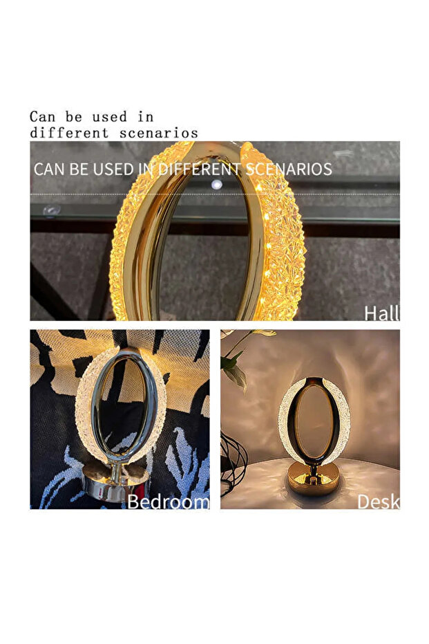 Modern Şarj Edilebilir Dokunmatik 7 Renkli Lüks Masa Lambası - 2