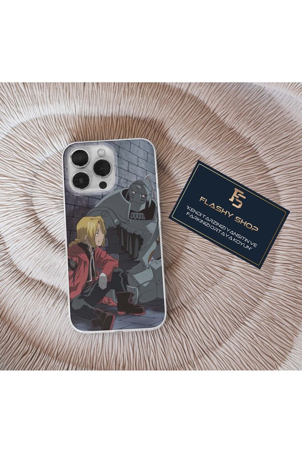 Samsung Galaxy A35 Compatible Fullmetal Alchemist Anime Design Transparent Case
