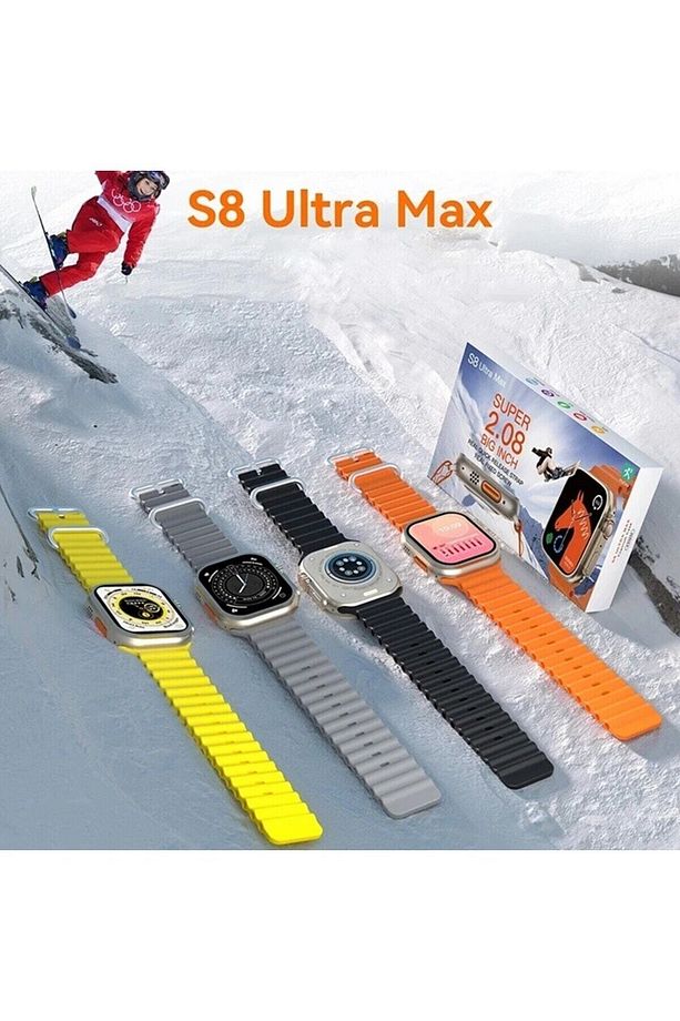 Smart Watch Ultra Plus S8 Ultra Max 49Mm 2.08 Inc 2023 Akıllı Saat - 2