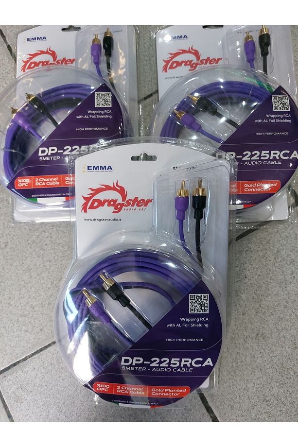 Dp-2 225 5mt Rca Dek Kablosu Kaliteli Ses Isteyenlere Parazit Yapmaz %100bakır Ofc - 1