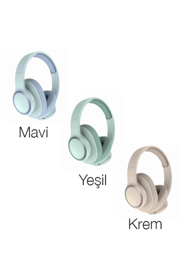P2962 Kulaküstü Kablosuz Bluetooth Kulaklık MAVİ - 2