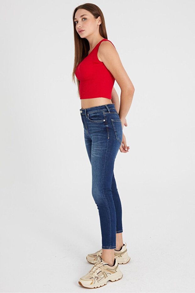 Bicycle Collar Basic Bluz Red - 4