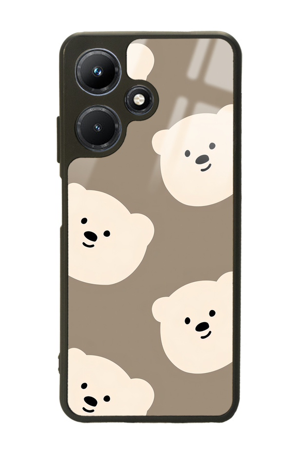 Infinix Hot 30I Glossy Phone Case with Sweet Face Design