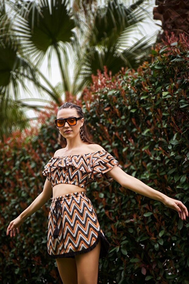 Cora Top & Eva Şort Takım - 3