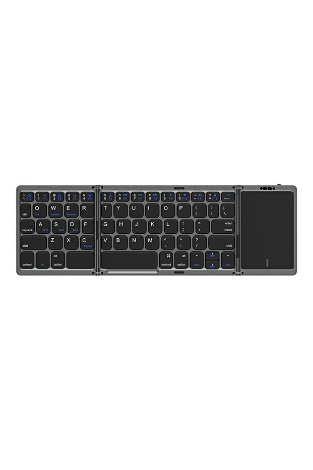 Katlanabilir Multifonksiyonel Touchpadli Kablosuz Klavye Rcs-k01 - 1