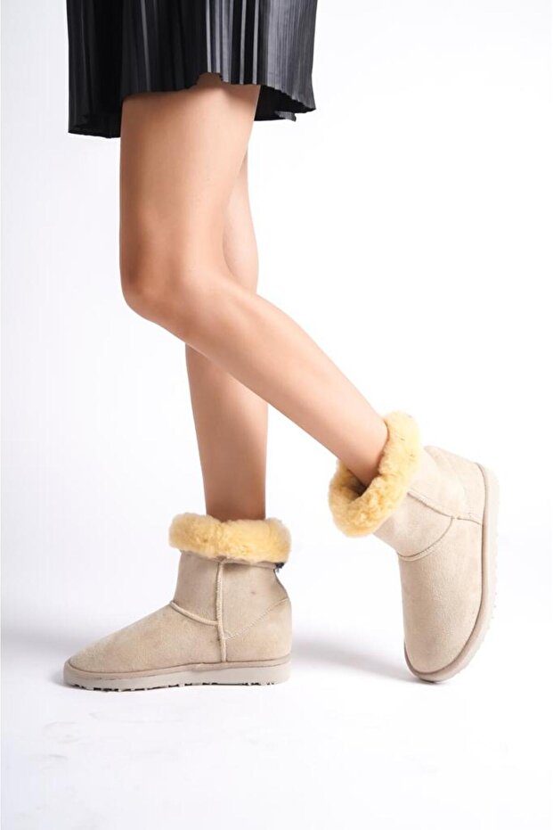 Bej Tüylü Orta Bot - 2