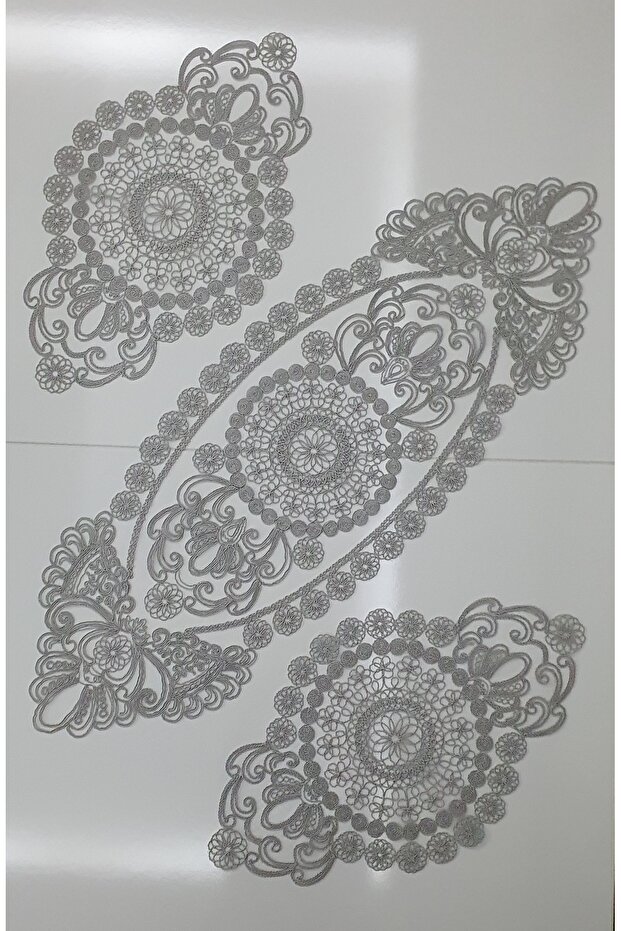 طقم حبل إنجليزي بنمط ديزي مكون من 3 قطع - 1