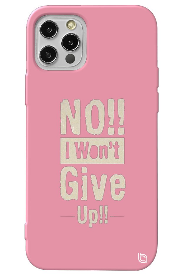 I Won'T Mind the Velvet Inside iPhone 15 Pro Pink Patterned Silicone Phone Case
